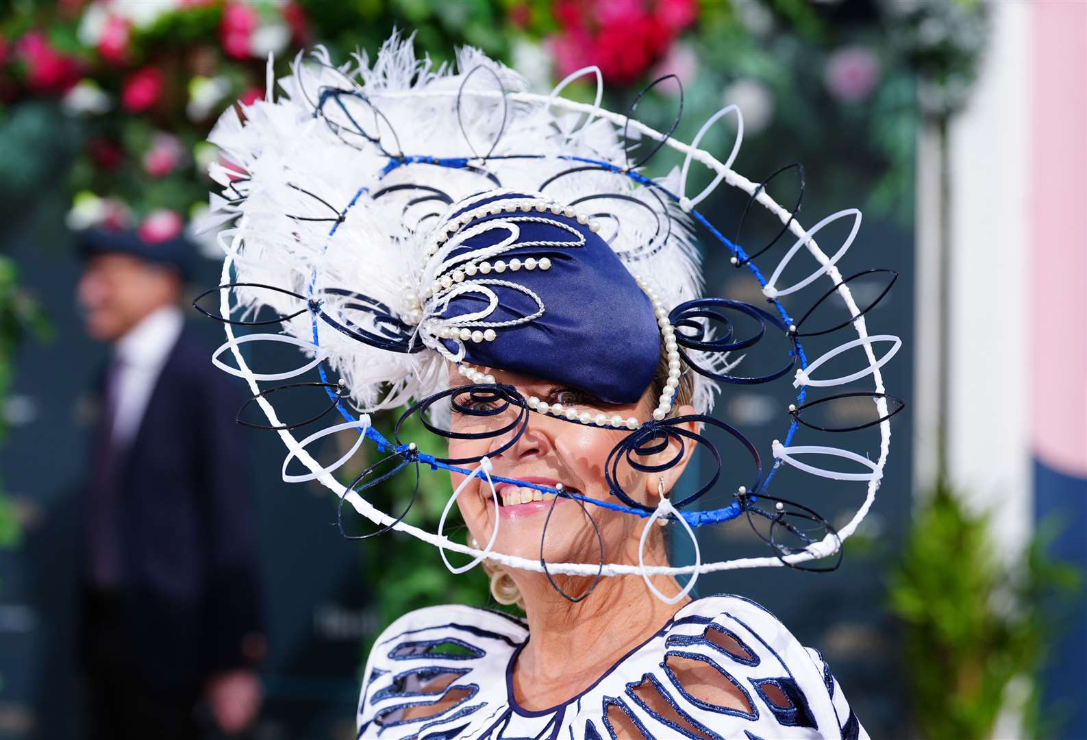 There was plenty of stylish headwear on show (Peter Byrne/PA)