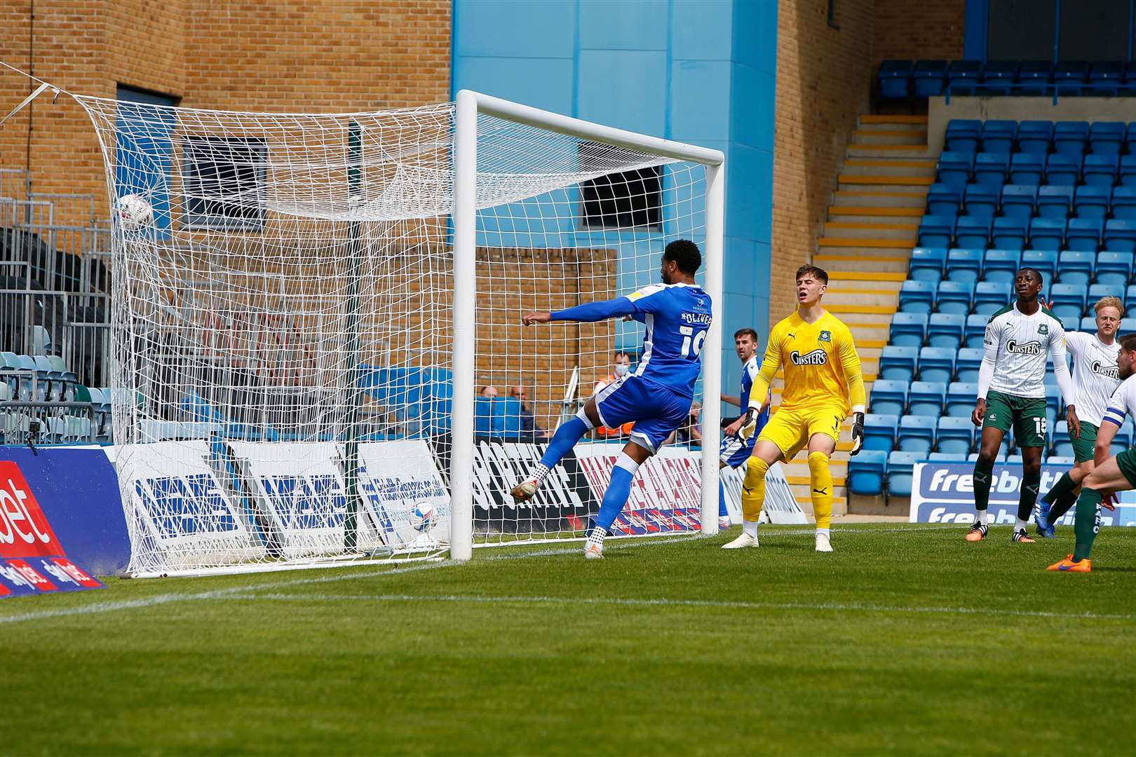 Gillingham will hope 'Big V' can deliver again this season despite losing his wing-man Jordan Graham Picture: Andy Jones