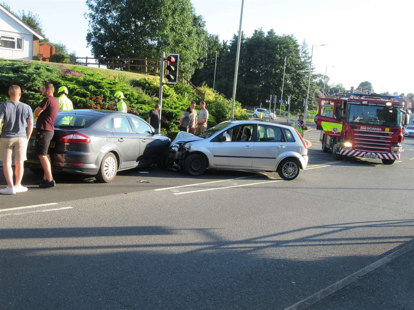 Members of the public reportedly stopped the driver fleeing the scene. Photo: Ted Prangnell