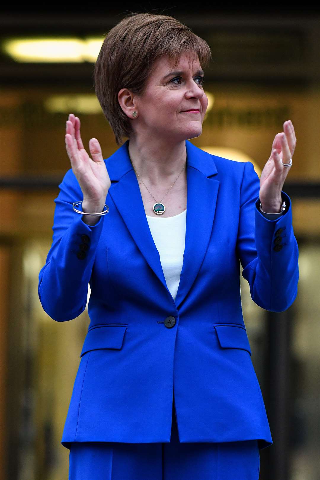 Scotland’s First Minister Nicola Sturgeon (Jeff J Mitchell/PA)