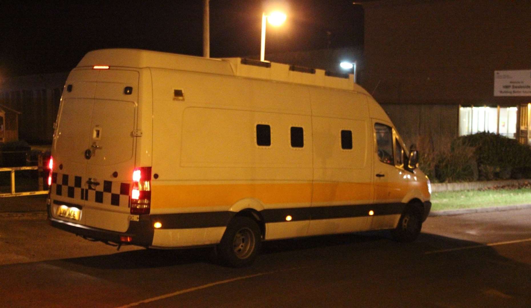 Prison officers from the Tornado rapid response squad trained to deal with riots were shipped in. Picture: John Nurden