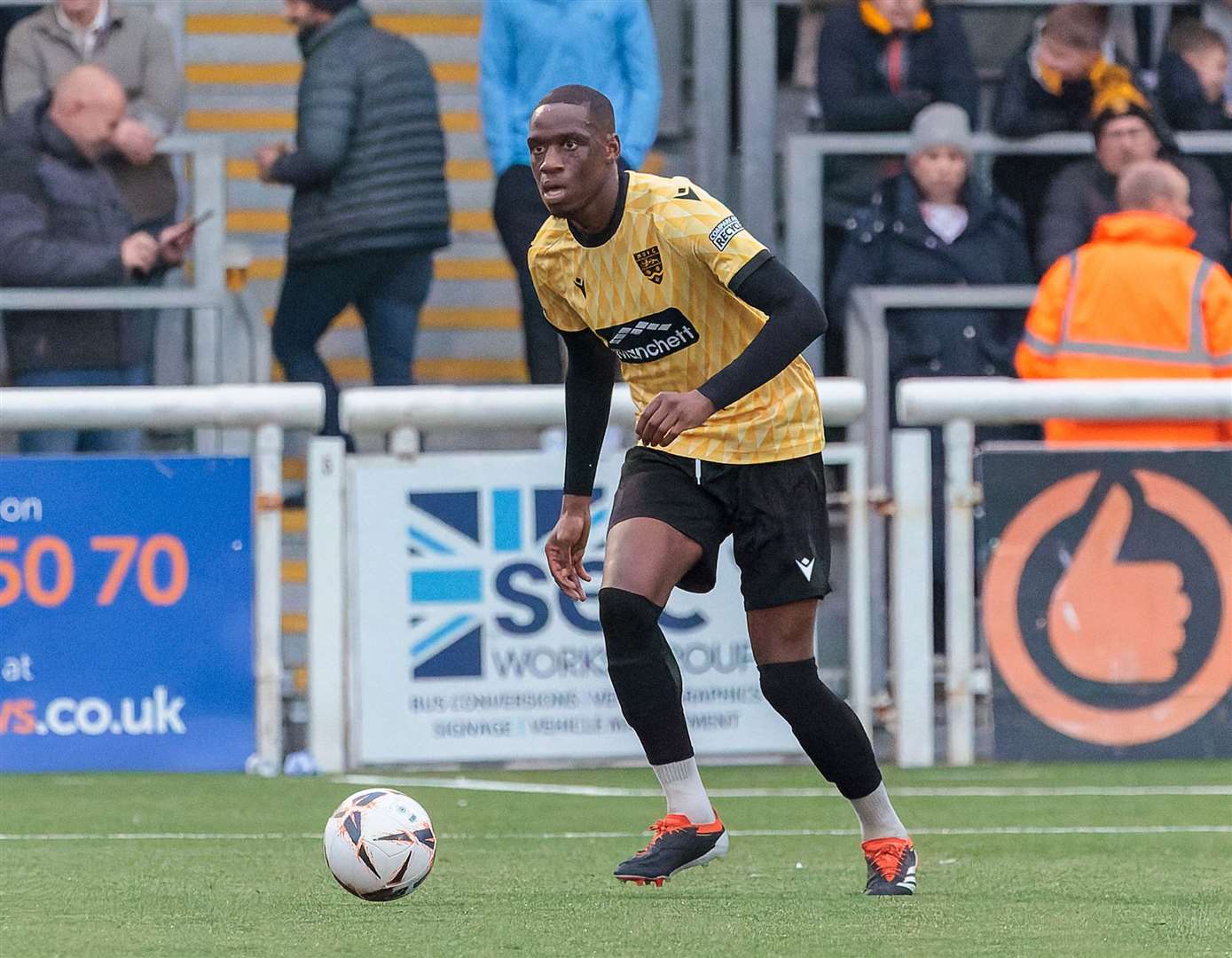 Maidstone United centre-half Temi Eweka. Picture: Helen Cooper