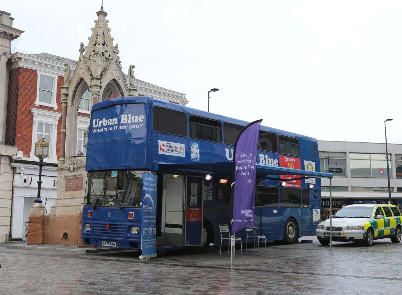 Franklin worked on the Urban Blue Bus