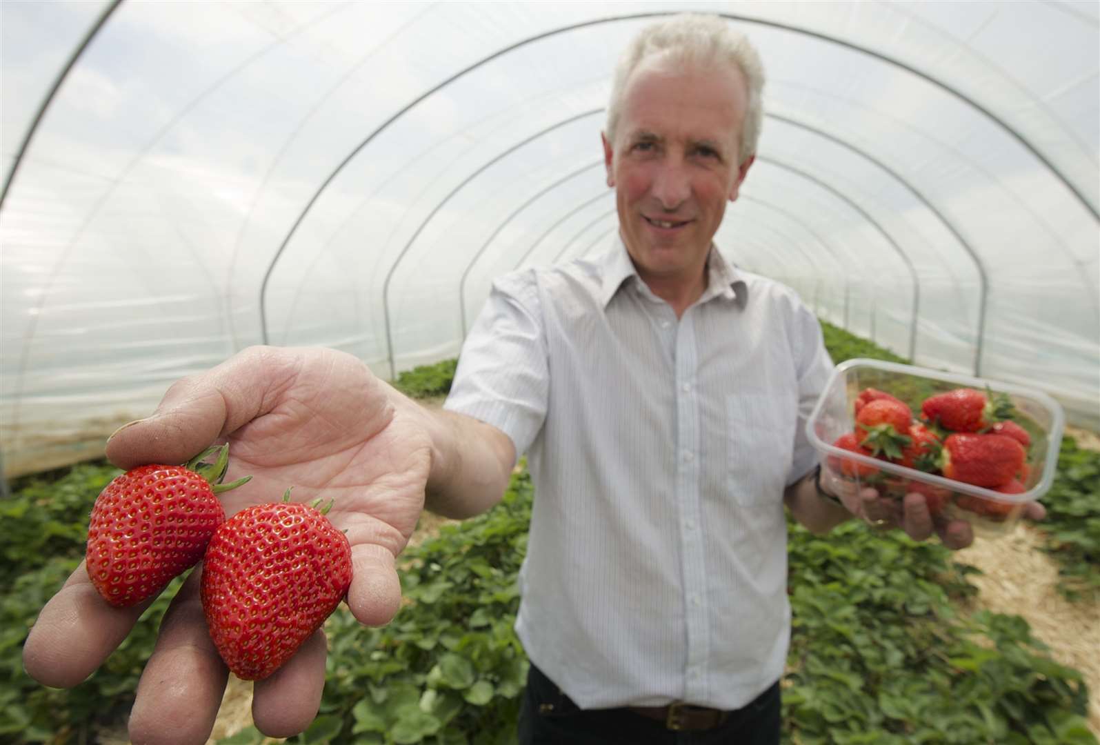 Farmer John Myatt at Mockbeggar Farm