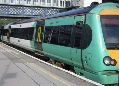 Southern Rail. Stock picture