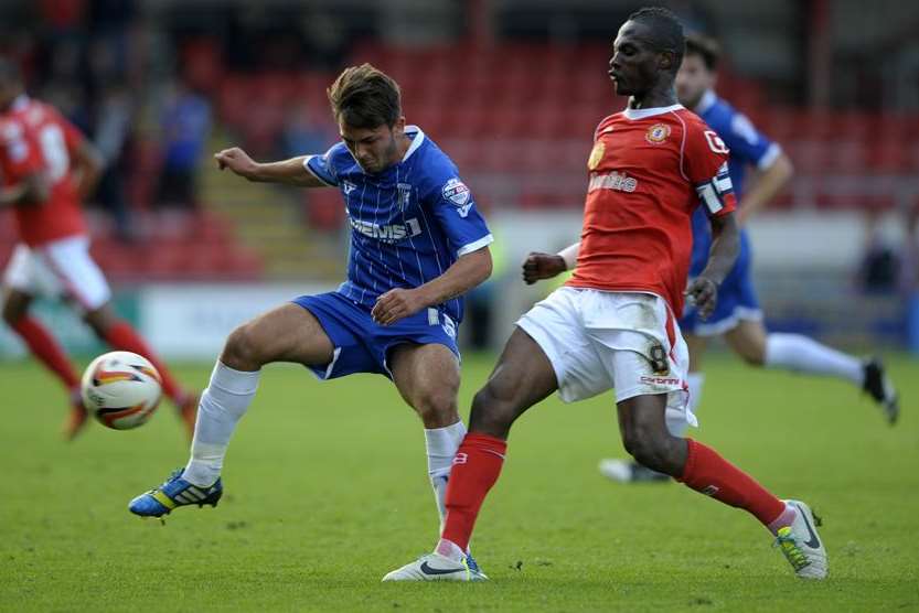 Substitute Bradley Dack goes on the attack against Crewe on Saturday. Picture: Barry Goodwin