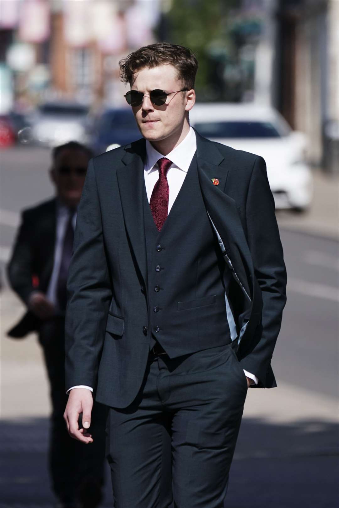 Pc Callum Utley at High Wycombe Magistrates’ Court (Jordan Pettitt/PA)