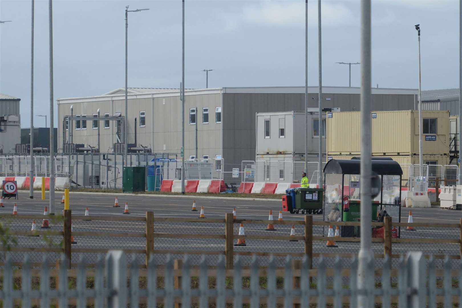 The Sevington Inland Border Facility at Ashford. Picture: Chris Davey