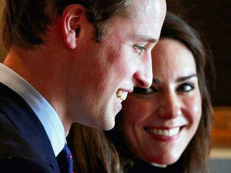 Prince William and Kate Middleton. Picture: UK Press/Press Association Images