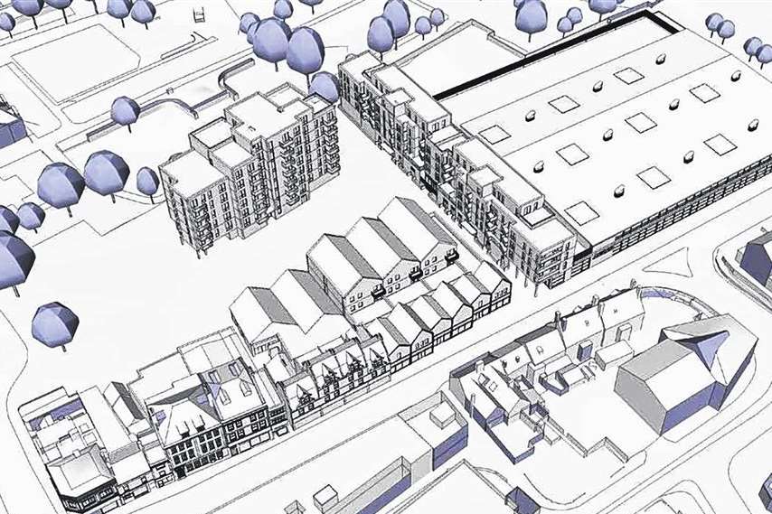 Plans for the new Tesco store and residental properties in Lowfield Street, Dartford have been scrapped