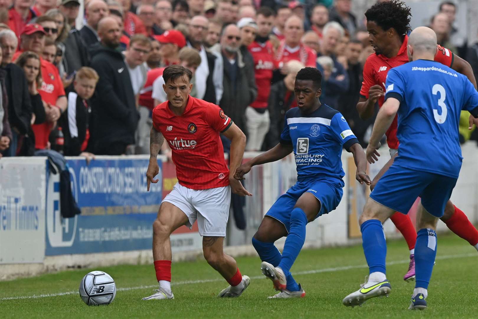 Ebbsfleet United vs Chelmsford City, Vanarama National League South  Play-Off Final, Football, The PHB Stadium, Northfleet, Kent, United Kingdom  - 13 May 2017