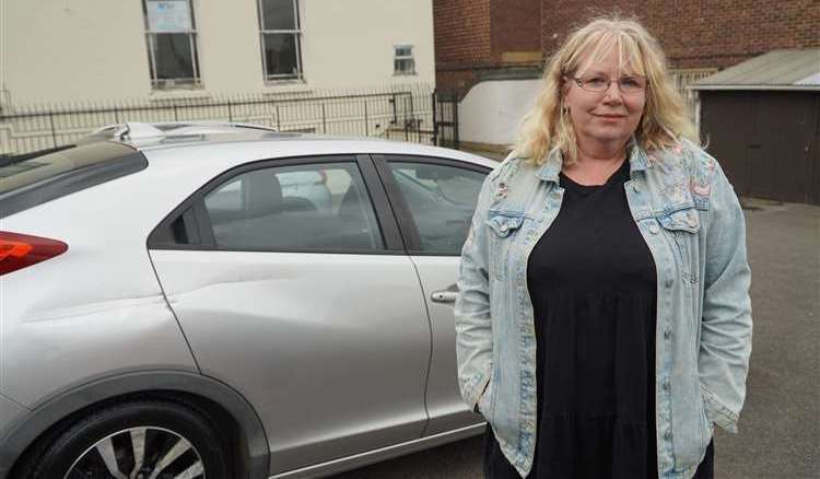 Rae Bottomley says her car was hit by a foreign truck