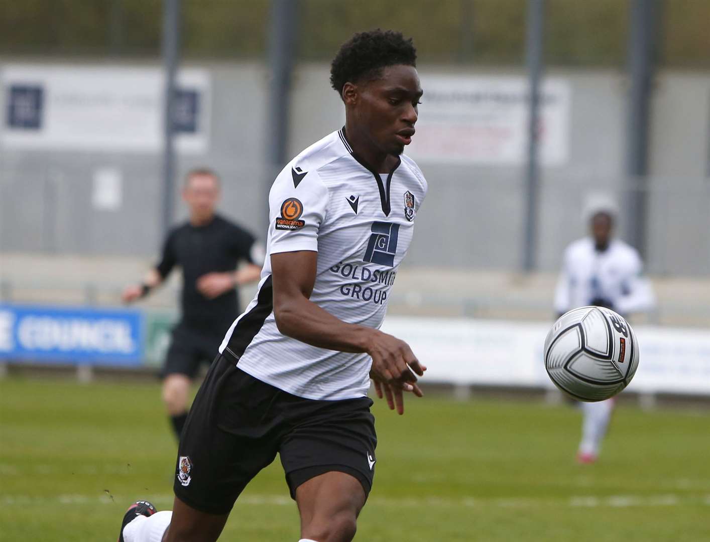 Dartford midfielder Jordan Wynter Picture: Andy Jones