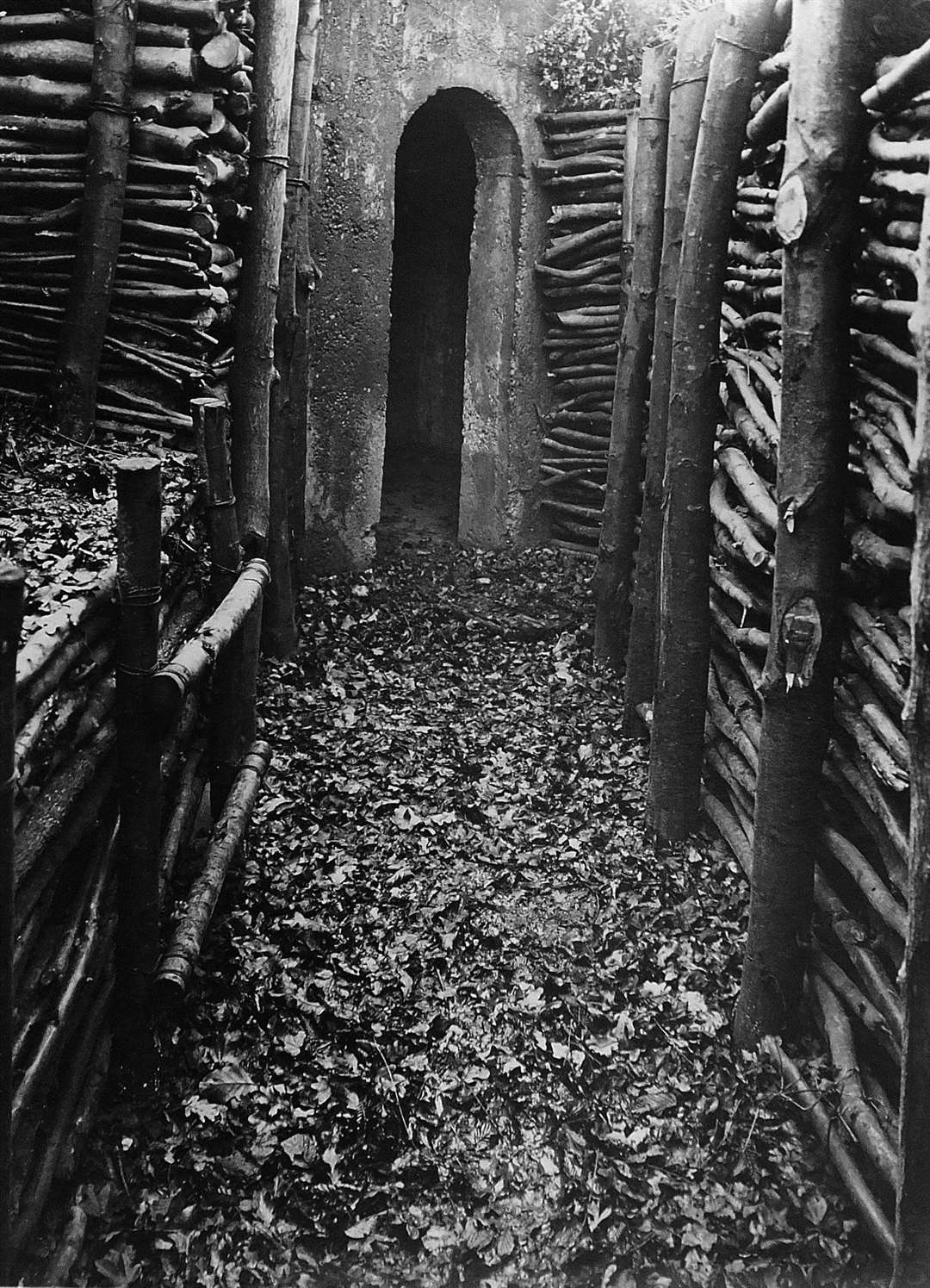 The entrance to Westfield Shaw pillbox. Picture: Royal Engineers Archive