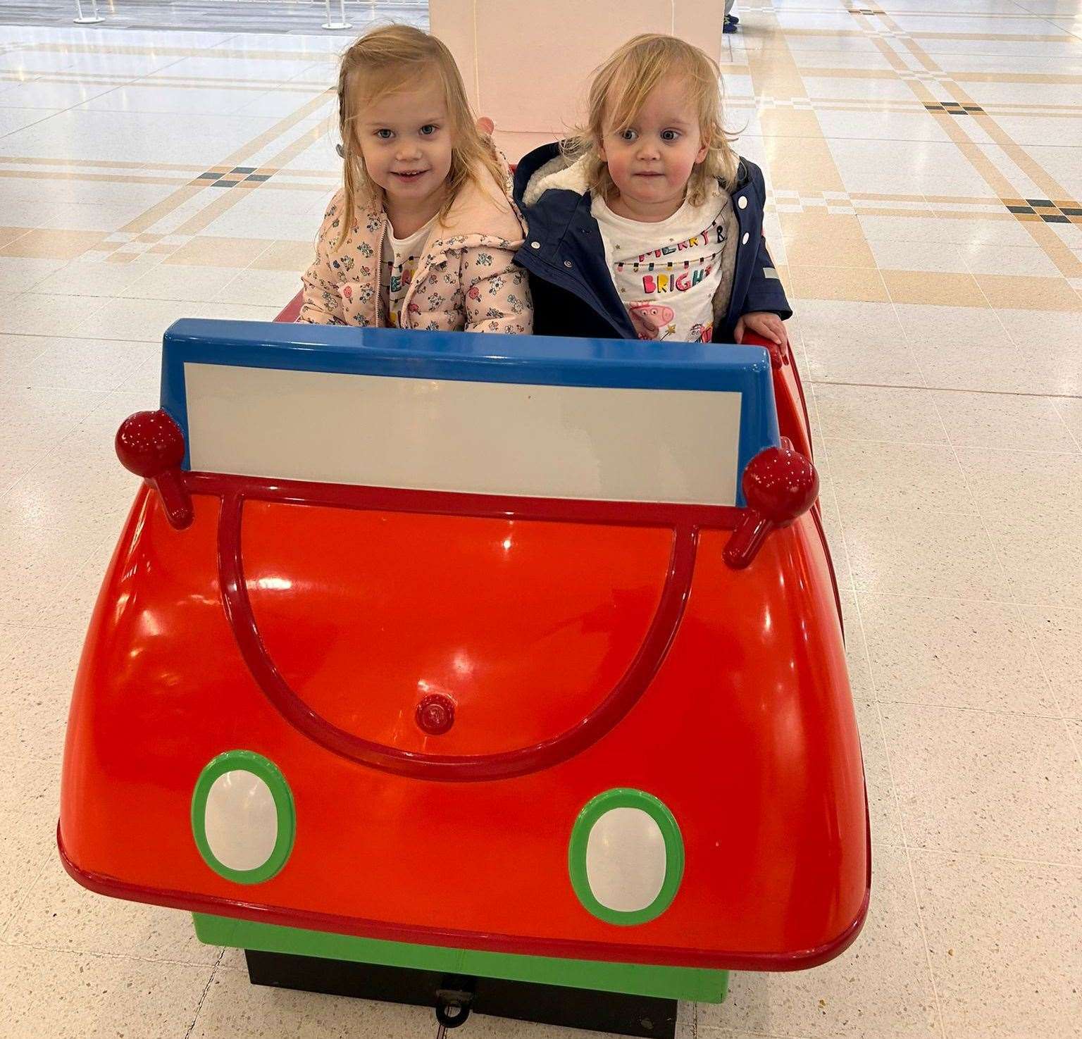 Lauren's daughters Poppy and Pearl were left disappointed over not getting to meet Santa