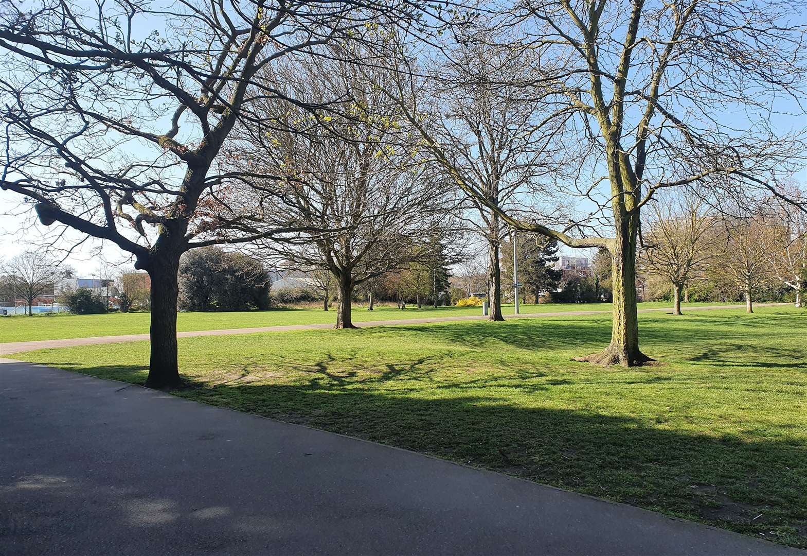 Air ambulance lands in Faversham Recreation Ground