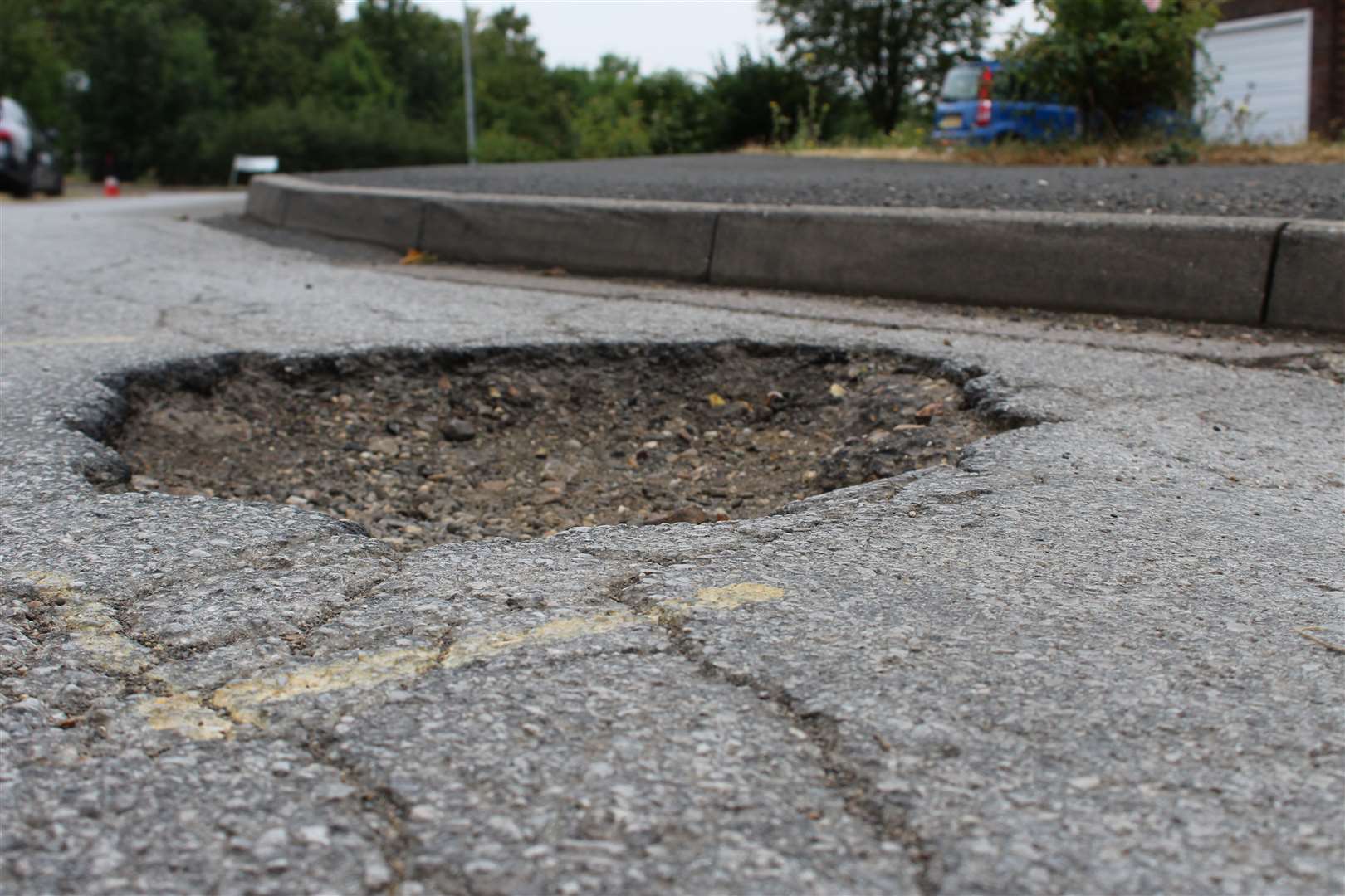 The LGA says councils will struggle to afford pothole repairs