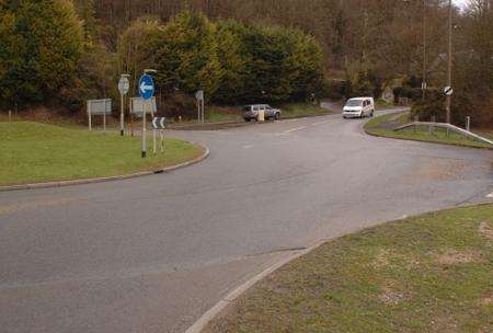 A227 Gravesend Road near Wrotham