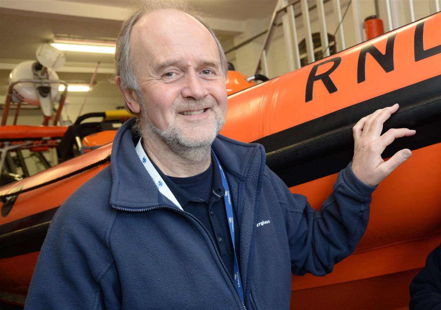 Whitstable Lifeboat Visits Officer David Hayward