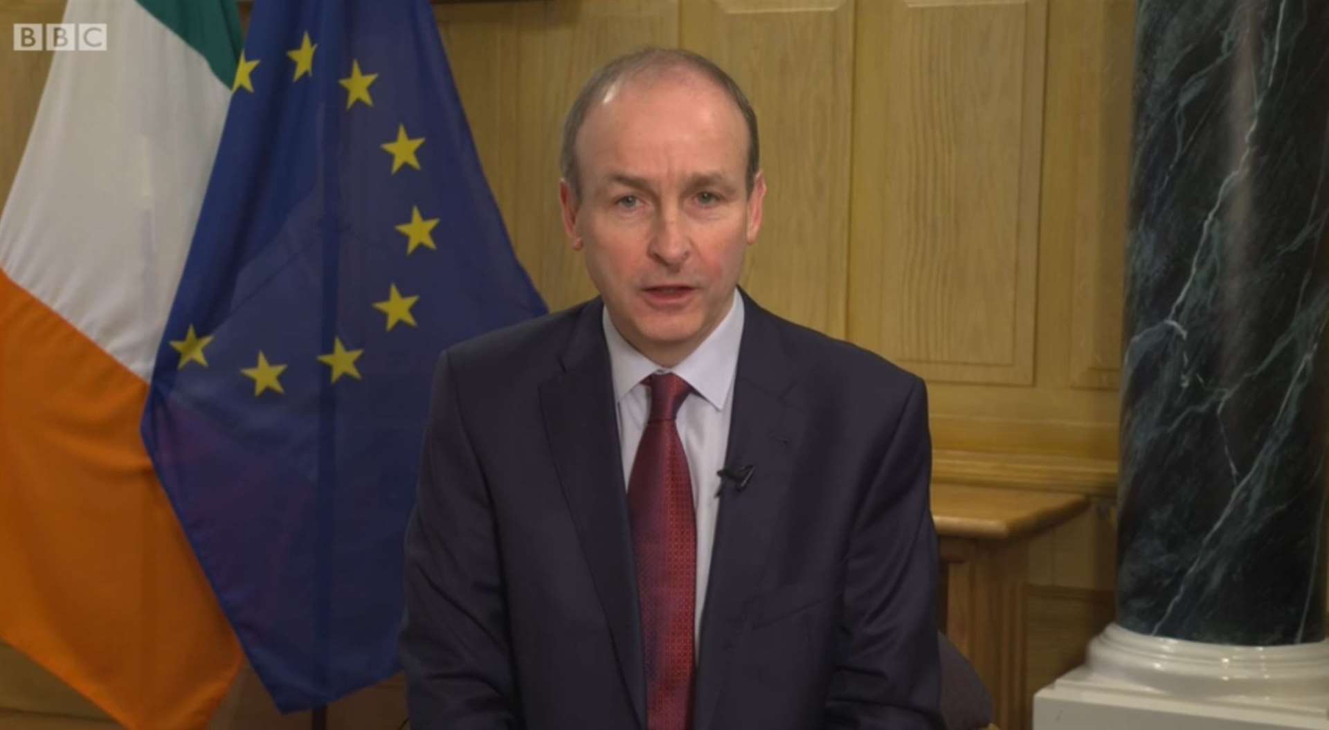 Taoiseach Micheal Martin (BBC/PA)