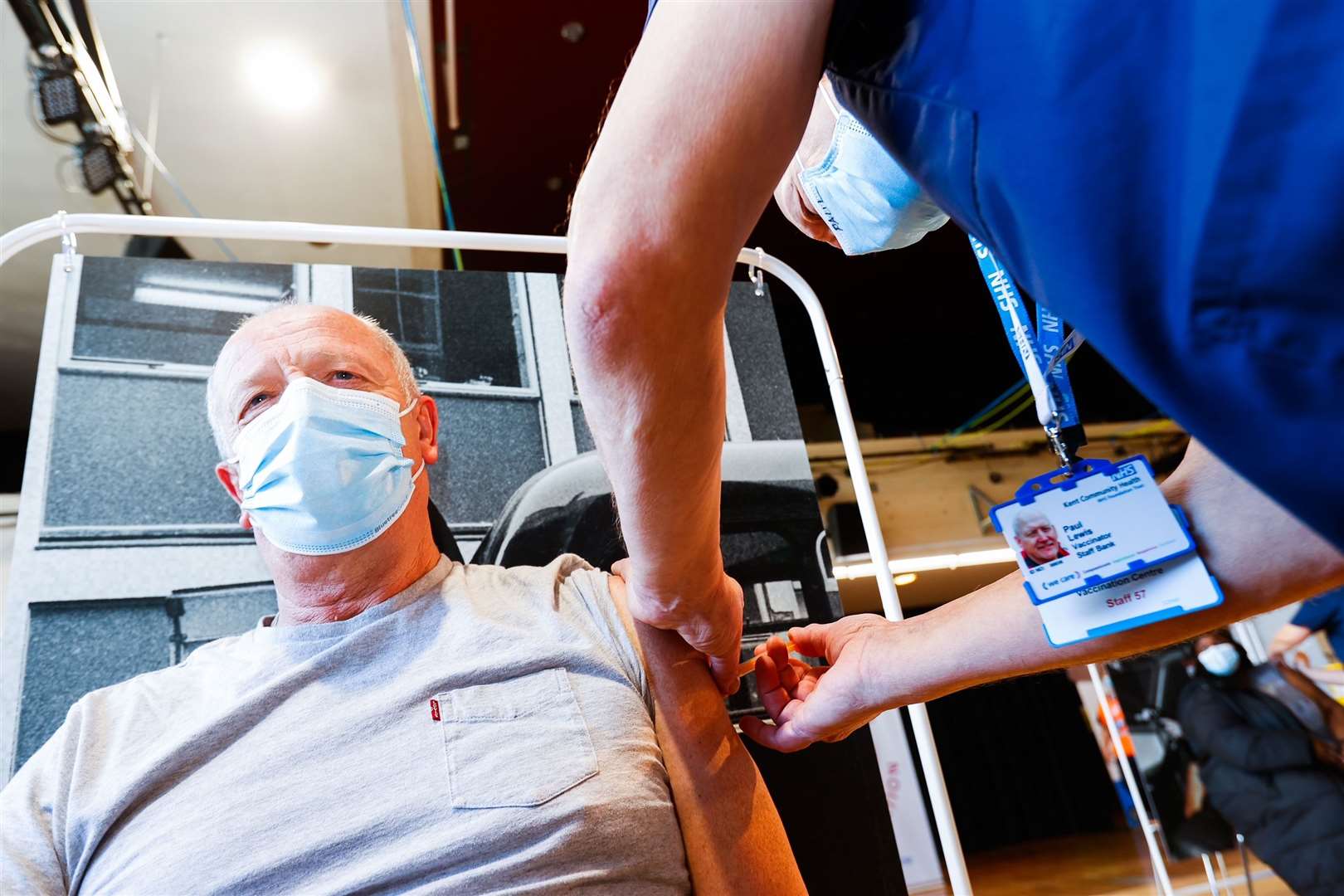 Patients vaccinated at the Gravesend mass vaccination centre