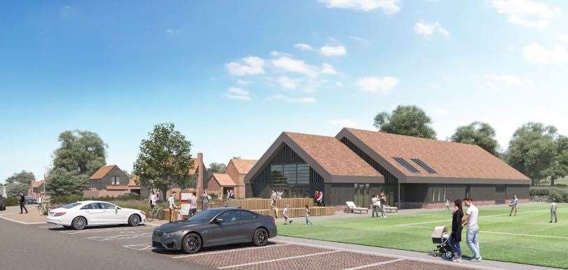 How the sports pavilion might look if the Tenterden application is permitted