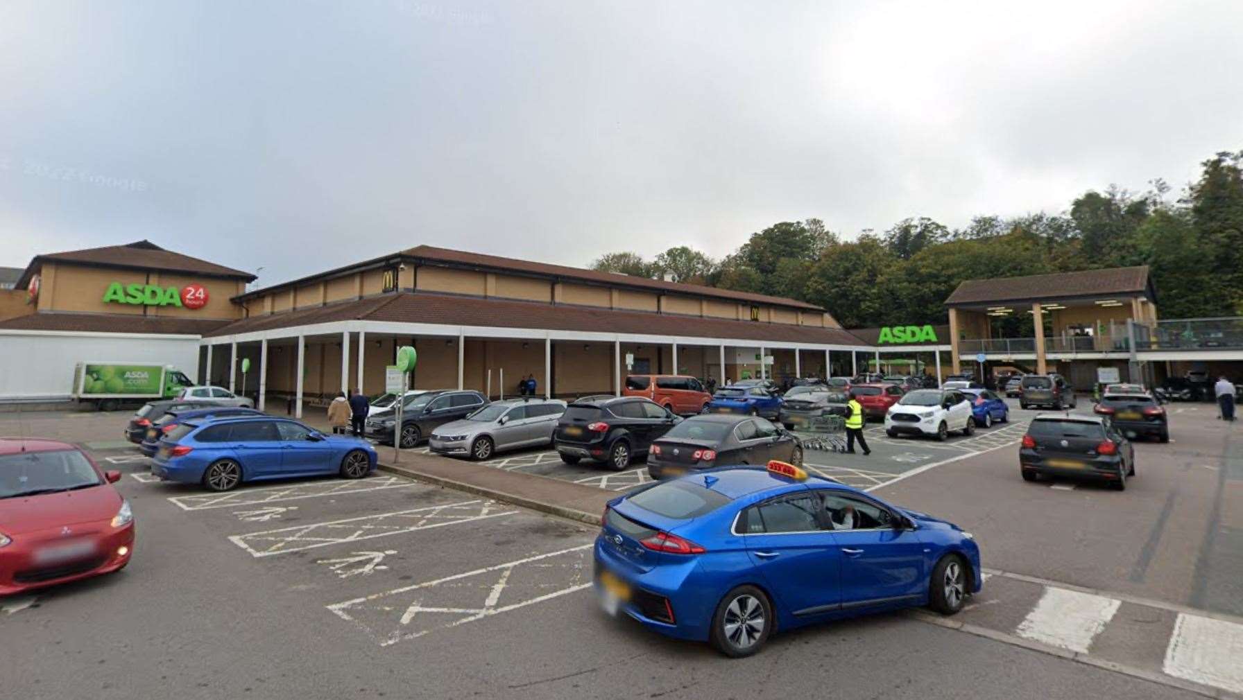 The incident happened at Asda in the Imperial Retail Park, Gravesend. Picture: Google