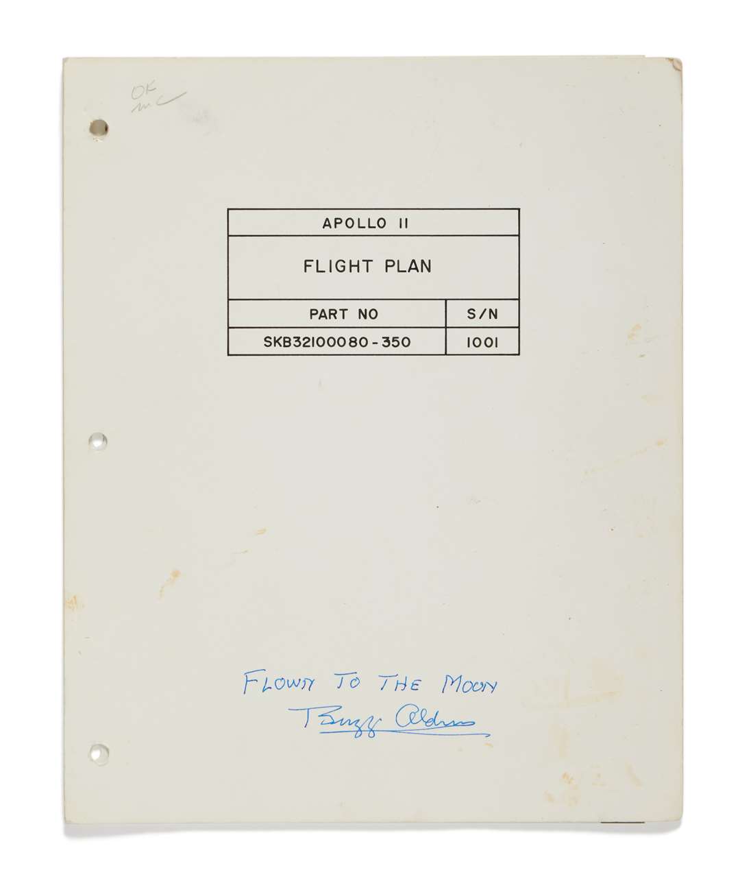 Other notable prices achieved during the sale included the Apollo 11 Summary Flight Plan (Sotheby’s/PA)