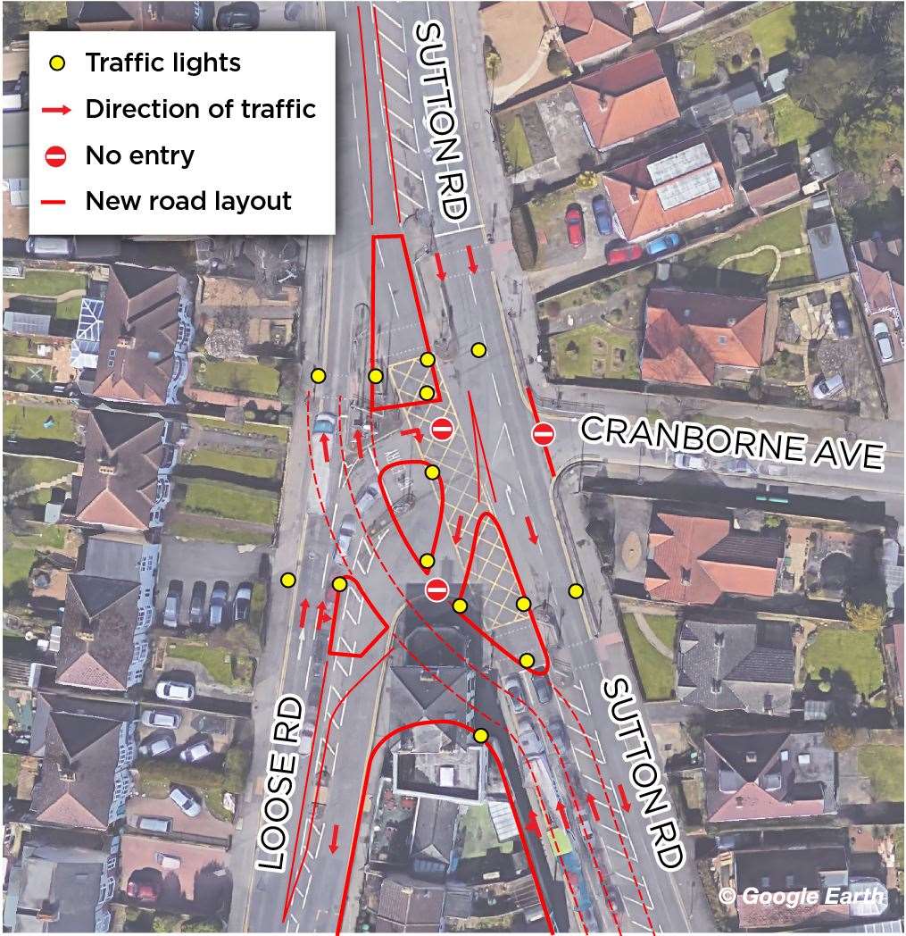 The plan for Wheatsheaf junction