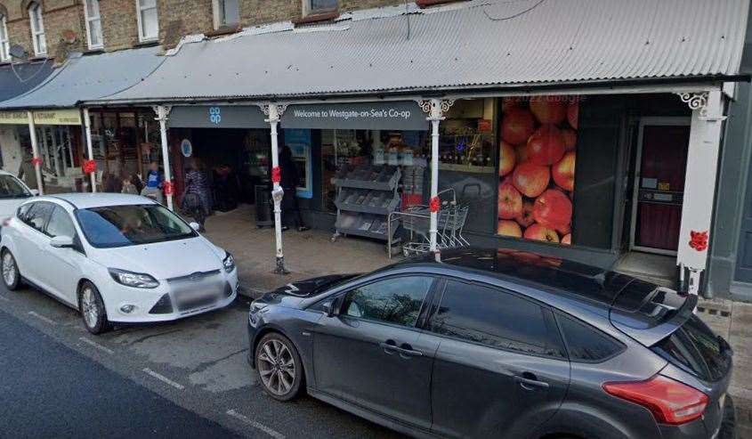 Darren Gooding stole more than £1,400 of goods from the Co-op store in Westgate-on-Sea on five occasions