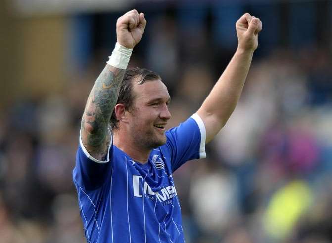 Gillingham striker Danny Kedwell Picture: Barry Goodwin