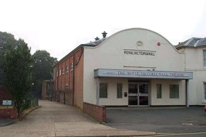 The now demolished Royal Victoria Hall