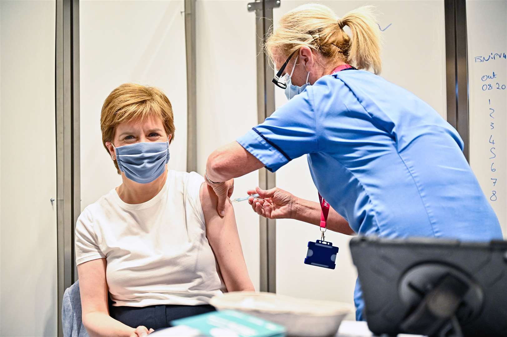 First Minister Nicola Sturgeon got her second vaccine dose earlier this month (Jeff J Mitchell/PA)