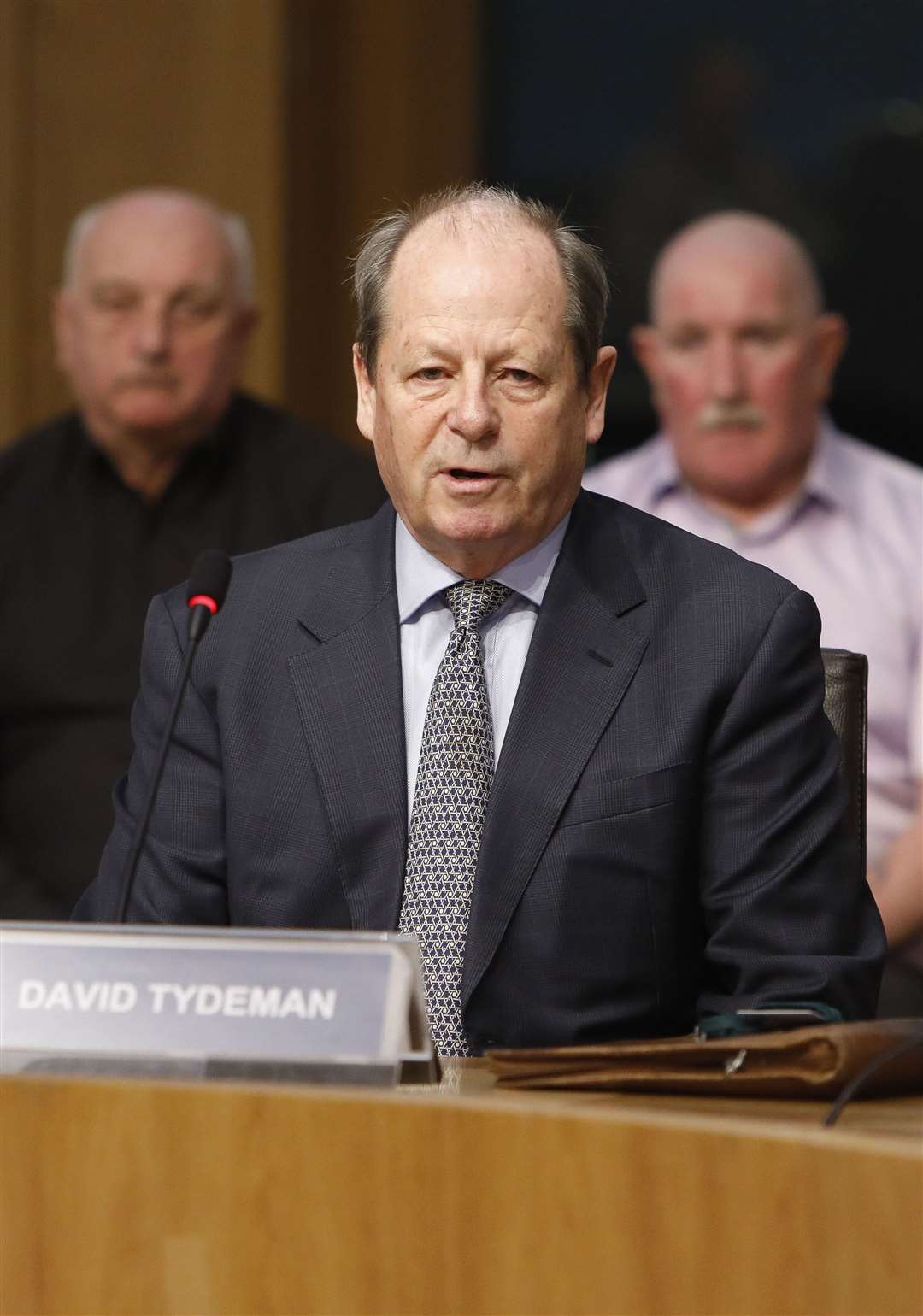 David Tydeman was sacked by the board of shipyard Ferguson Marine last week (Andrew Cowan/Scottish Parliament)