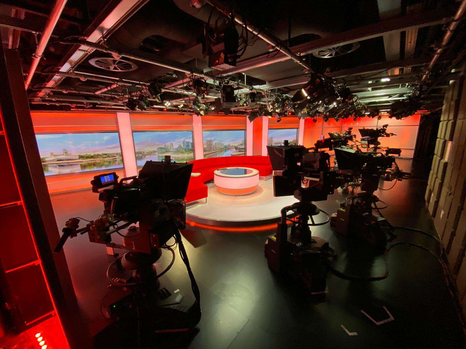 The BBC Breakfast studio (Dan Walker/PA)