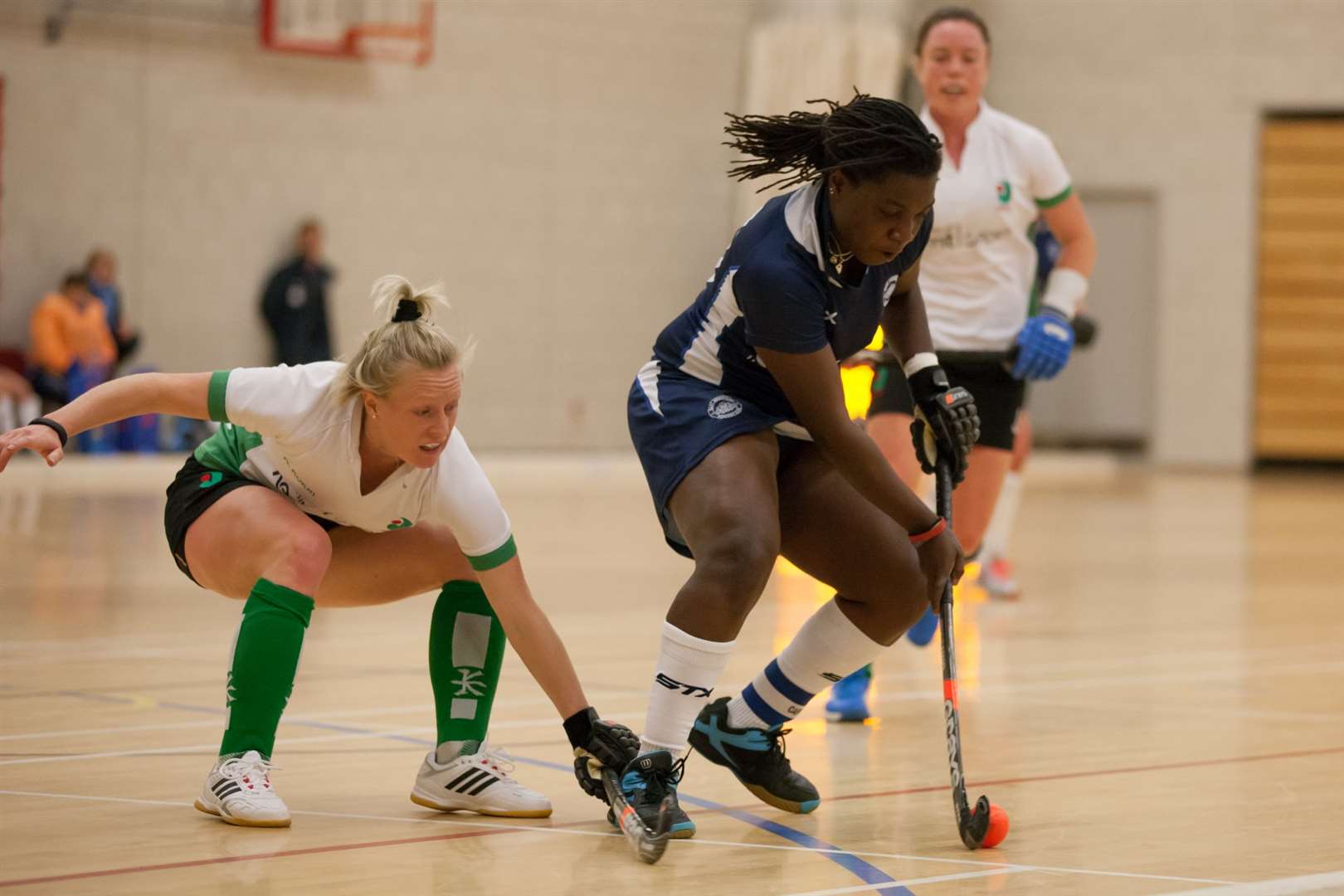 Canterbury (green and white) suffered a 5-2 defeat against East Grinstead. Picture: Ravi Ghowry