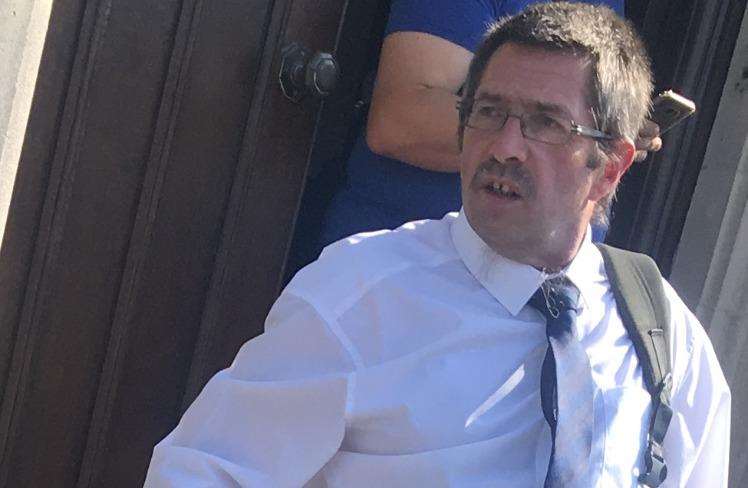 Jason Sutton, 47, was found guilty on three counts of voyeurism