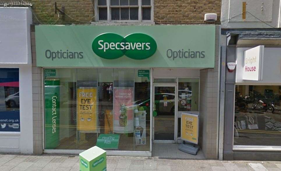 Specsavers in High Street, Margate, is relocating. Picture: Google Street View.