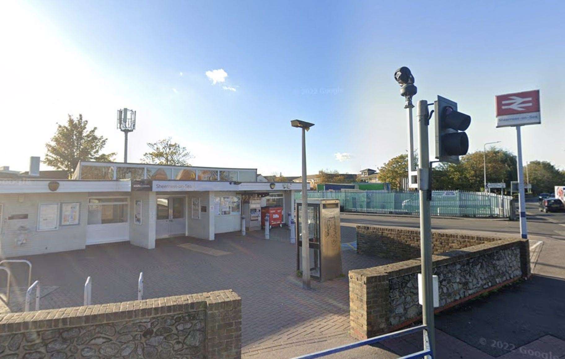 Sheerness-on-Sea railway station. Picture: Google Maps