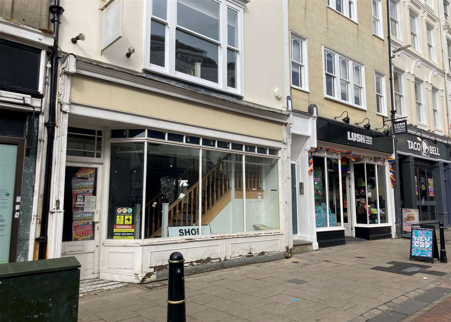 Plans have been refused to transform the former Thomas Cook store in Canterbury High Street into a bingo arcade