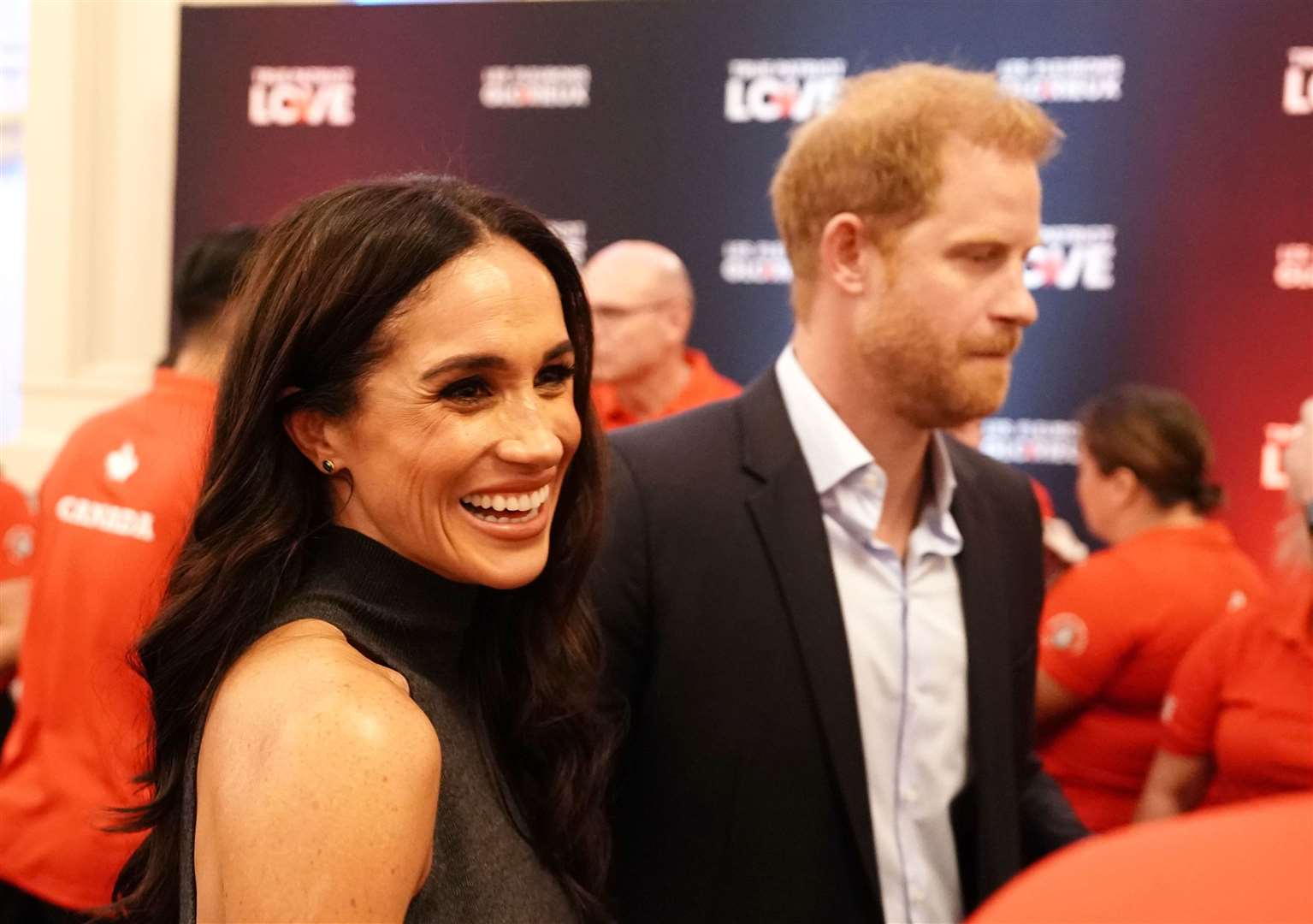 The Duke and Duchess of Sussex in September. (Jordan Pettitt/PA)