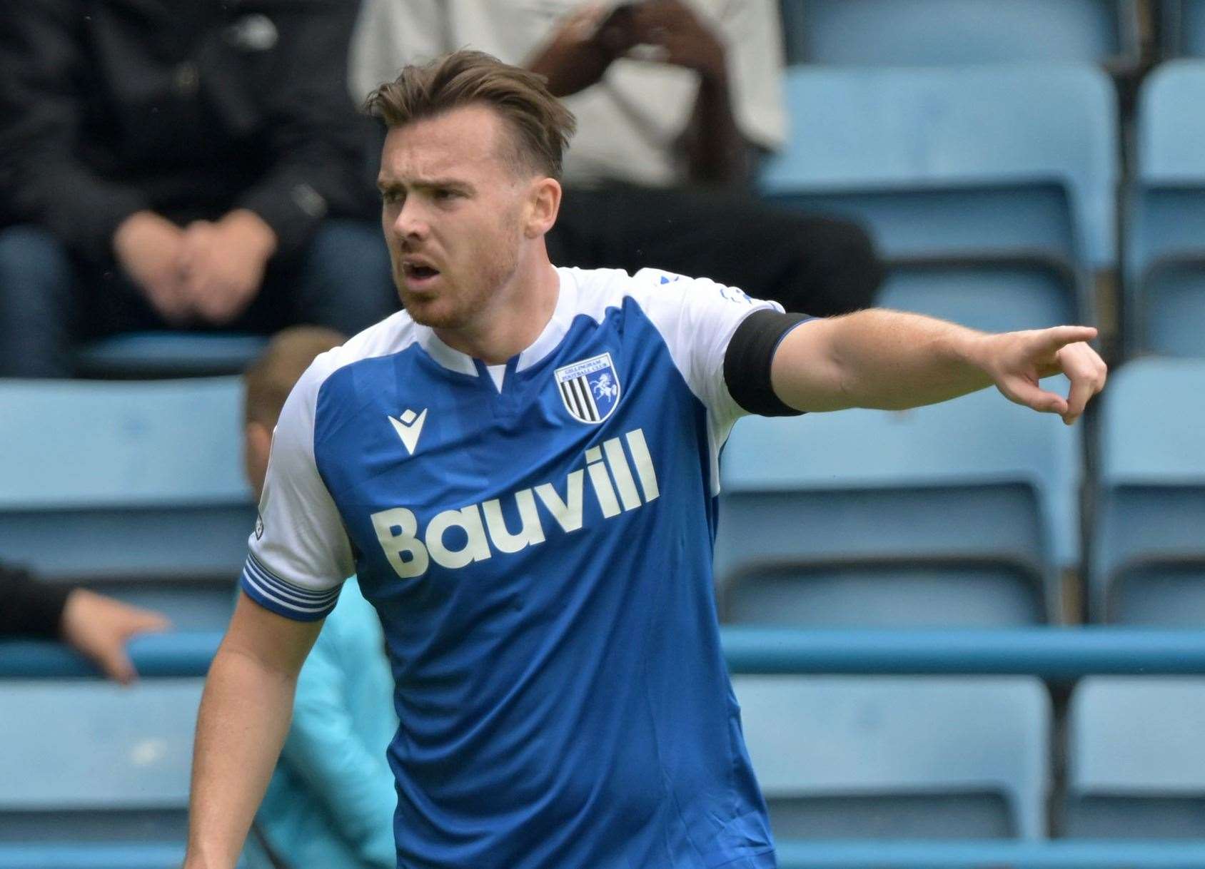 Jack Nolan in action for Gillingham against Millwall last week Picture: Keith Gillard