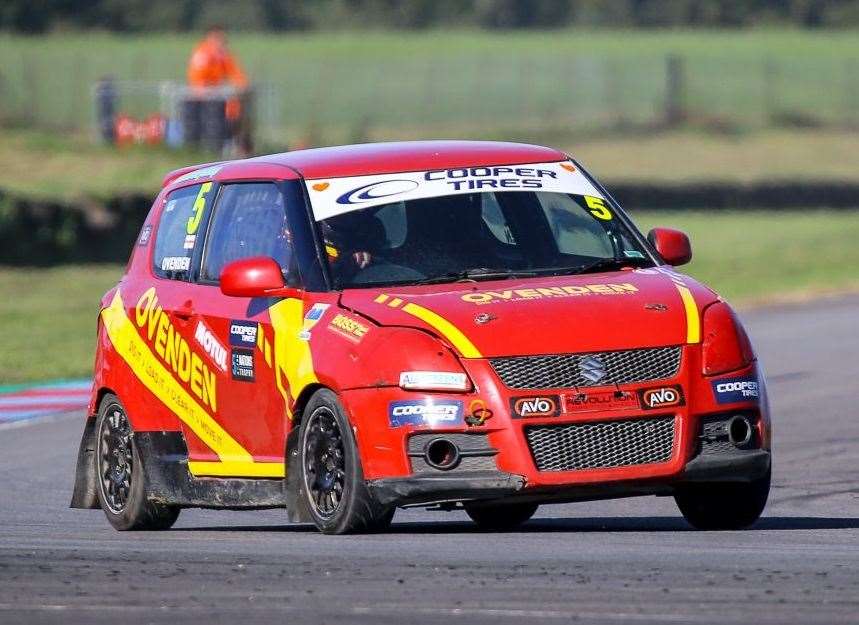 Canterbury's Tristan Ovenden struggled to stay away from contact at Pembrey. Picture: Matt Bristow Photography