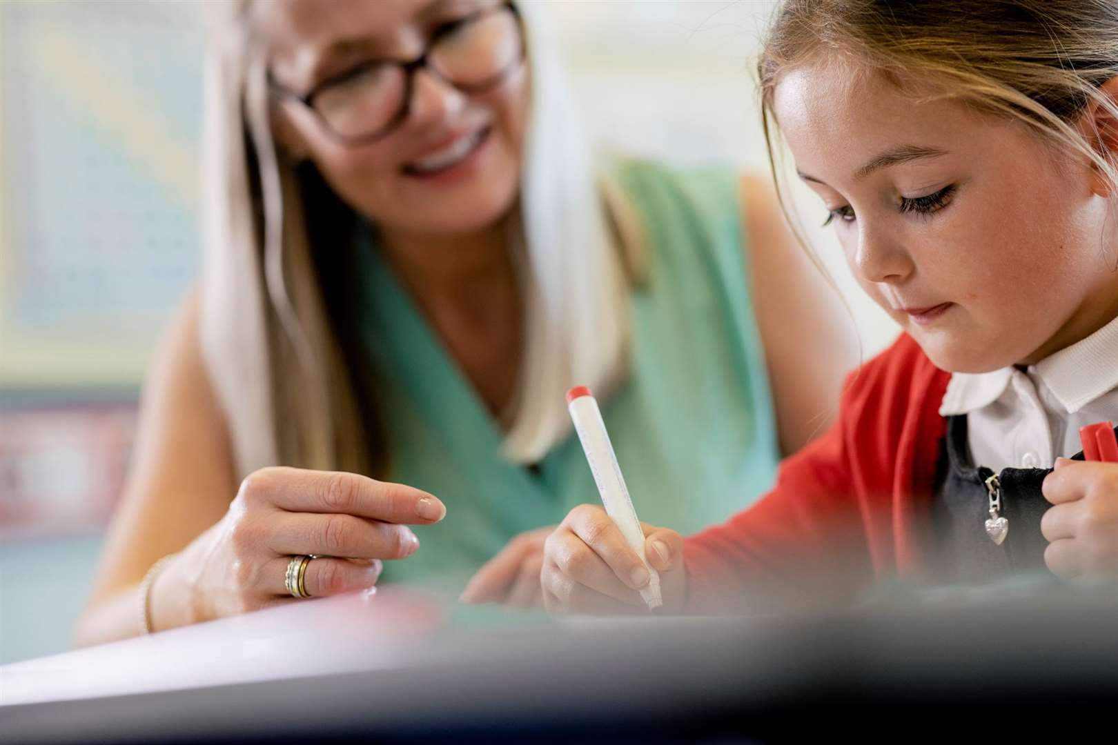 Unison says trainee teachers and nurses are dropping out of courses before of childcare problems. Image: iStock.