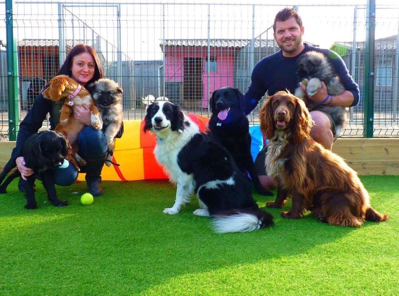 Kelly and Billy Bleach who run Karebear Kennels in Gillingham, a facility used by Swale Council