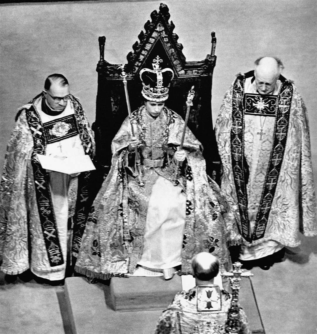 The Queen’s coronation in 1953 (PA)