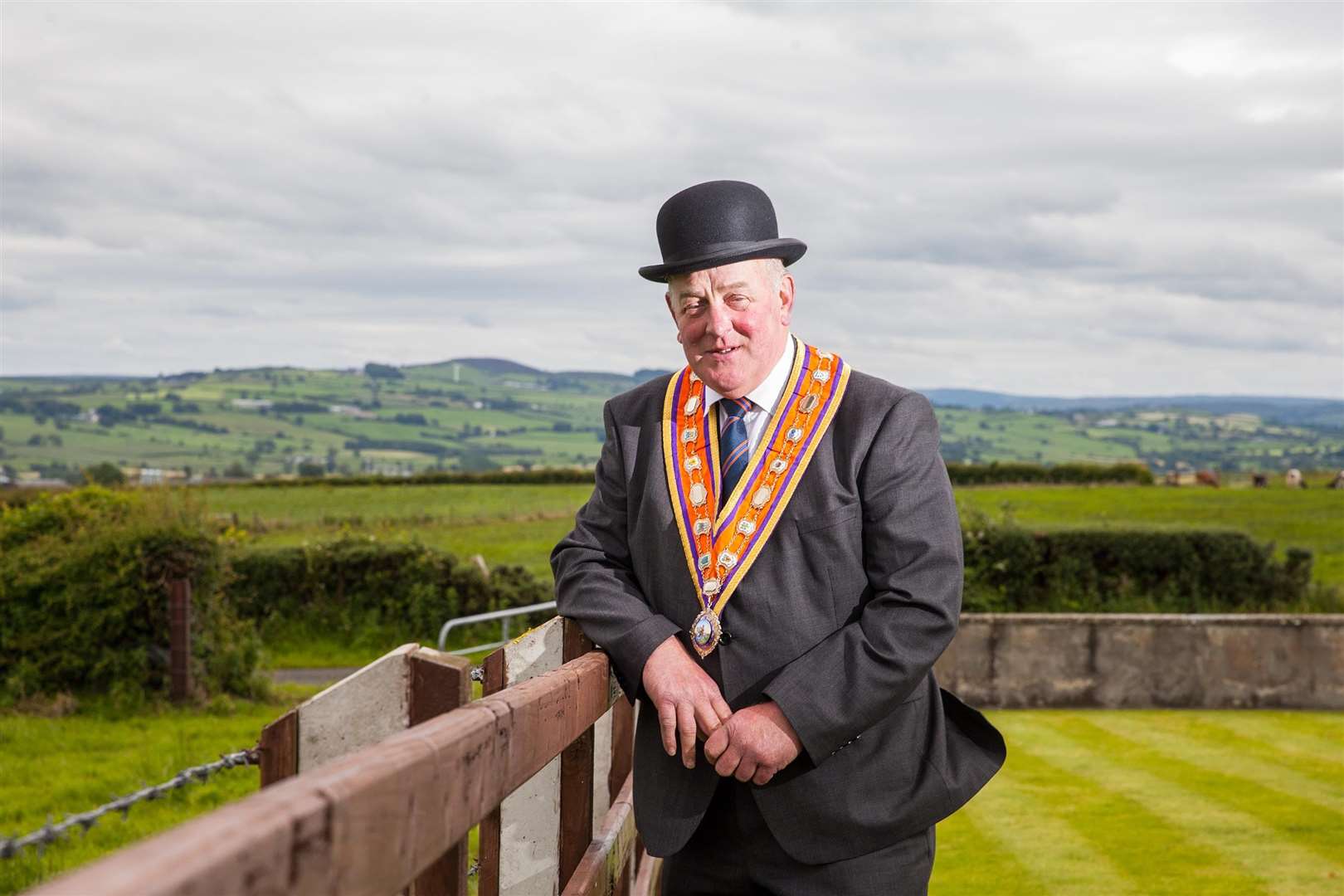 Orange Order Grand Master Edward Stevenson is urging people to celebrate July 12 at home (GOLI/PA)