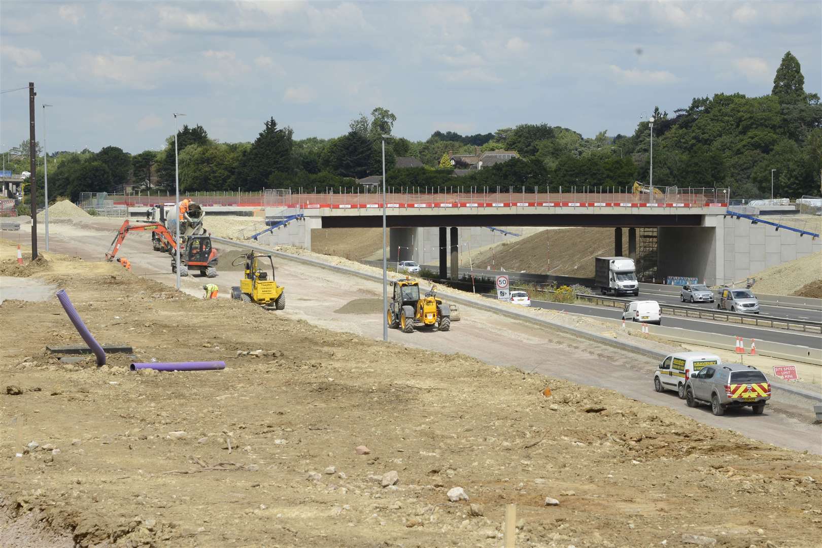 The motorway will close to allow contractors to continue work on Junction 10a