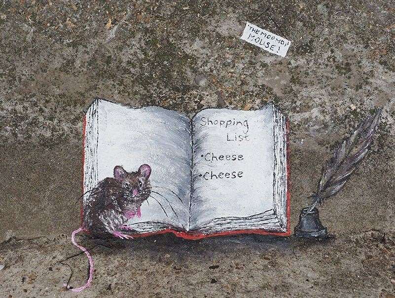 Moo Mop Mouse on the Isle of Sheppey writing out its shopping list of cheese (42450230)