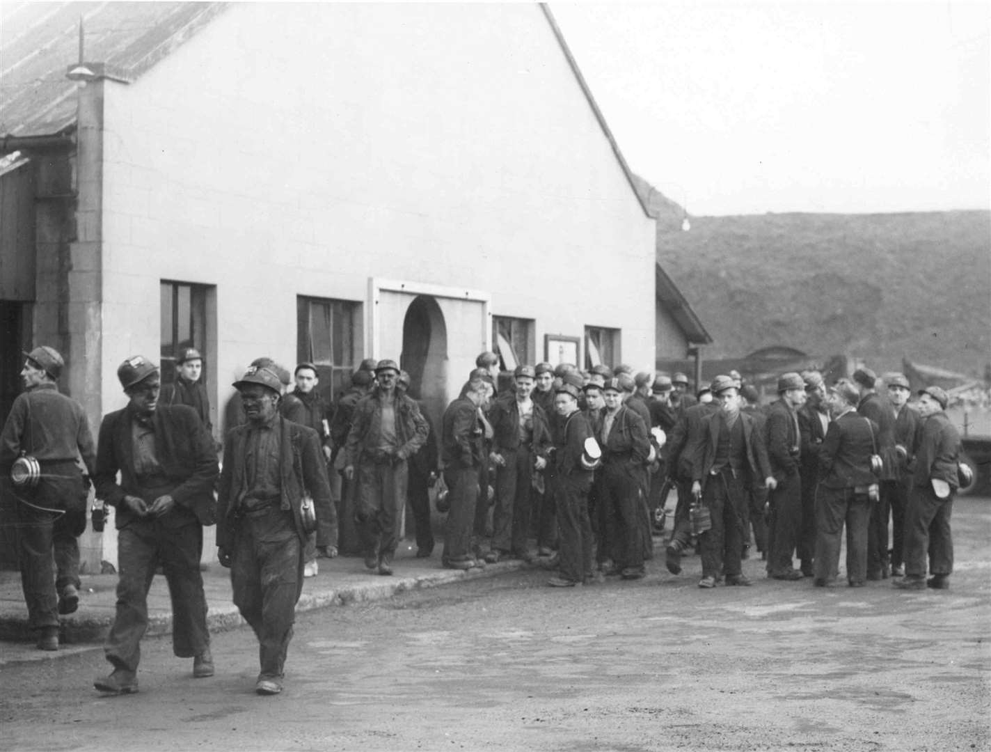 Miners pictured at Bettshanger on December 22, 1950. The village was home to Kent's biggest colliery. When it opened in 1927 about 1,500 miners came to live in Deal, the nearest town to the pit. Betteshanger was the last colliery to return to work following the miners' strikes of 1984-85, and it was the last in Kent to close, in 1989